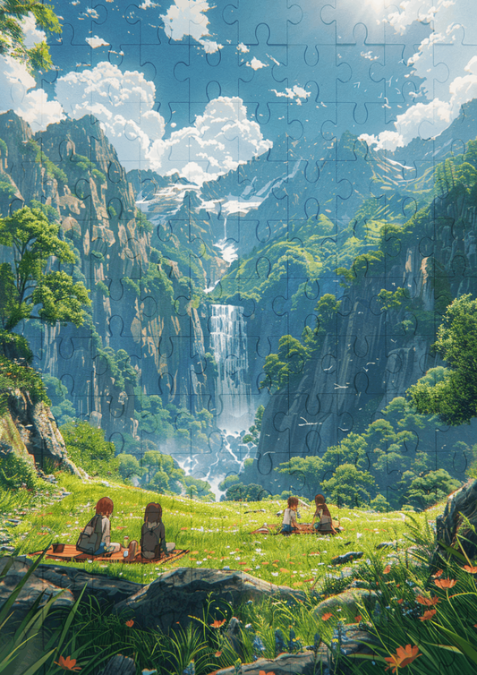Picnic With A View - 120-piece wooden jigsaw puzzle