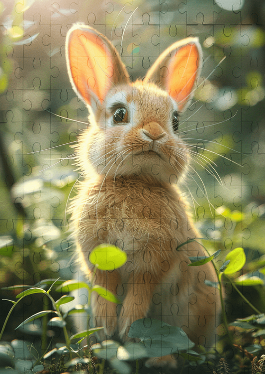 Ruby The Rabbit - 120-piece wooden jigsaw puzzle