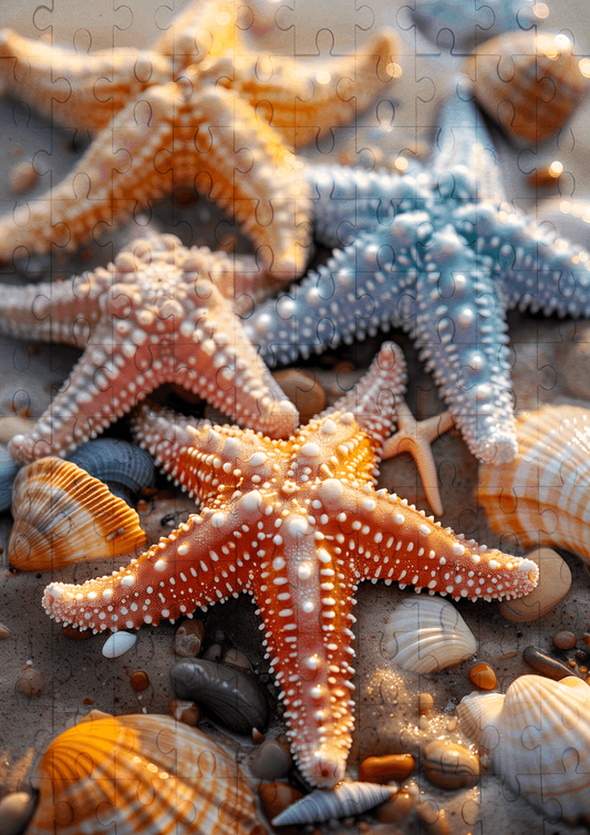 Star Fish - 120-piece wooden jigsaw puzzle